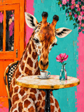 Giraffe Kunstdruckmotiv