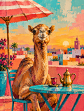 Kamel Kunstdruckmotiv